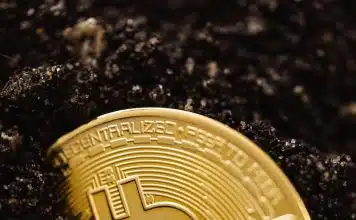 Le meilleur logiciel pour miner des bitcoins Close-Up Shot of a Bitcoin Buried in the Ground