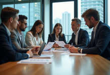 Les performances des GFI : étude de cas et analyses Groupe de professionnels en réunion d'affaires