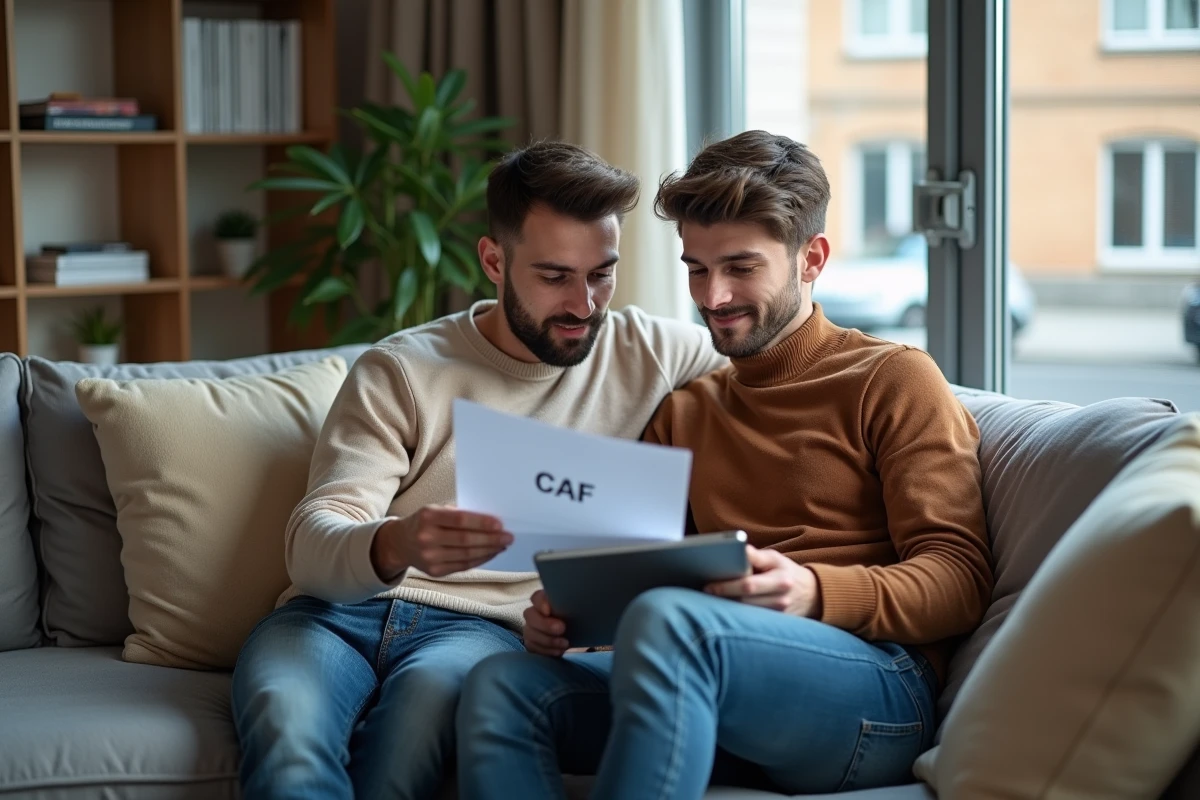 Jeune homme discutant de documents avec son partenaire