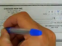 Comment remplir un chèque LCL ?